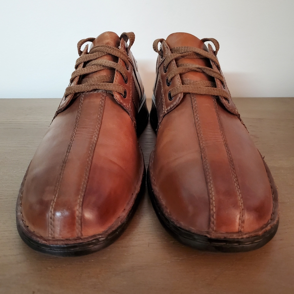 Clarks Men's Brown Leather Shoes - Picture 11 of 11